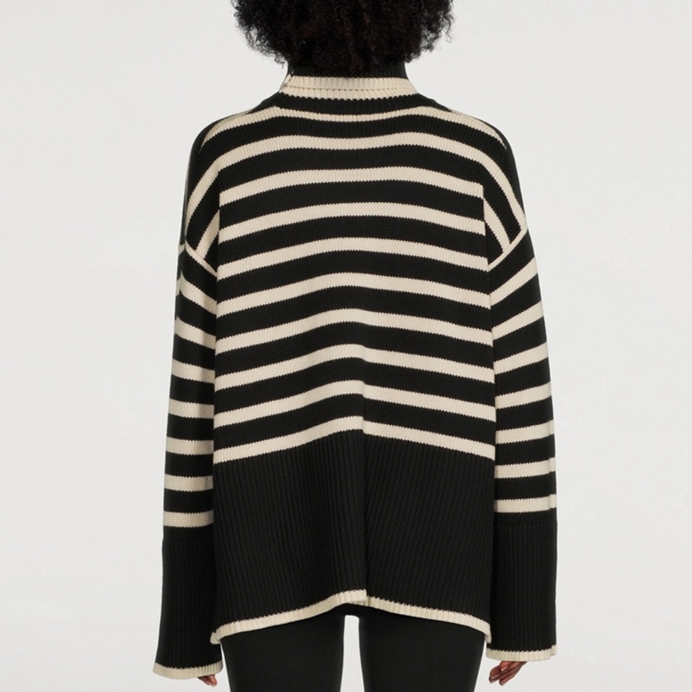 Toteme | Signature Stripe Turtleneck - Picture 10 of 12